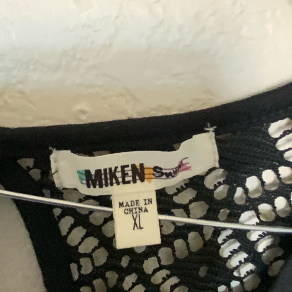 Miken Black Crochet Cover-Up - Picture 4 of 5